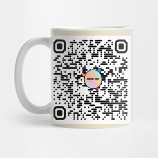 QR Code To Armun's Redbubble Shop Mug